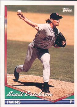 1994 Topps Scott Erickson # 365 Minnesota Twins
