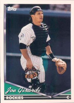 1994 Topps Joe Girardi # 372 Colorado Rockies