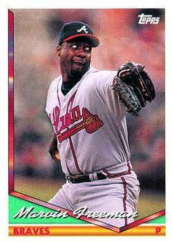 1994 Topps Marvin Freeman # 374 Atlanta Braves
