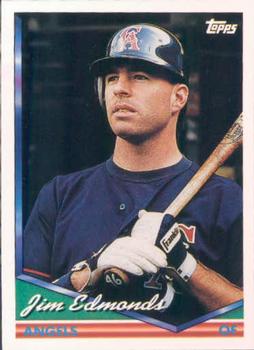 1994 Topps Jim Edmonds # 404 California Angels