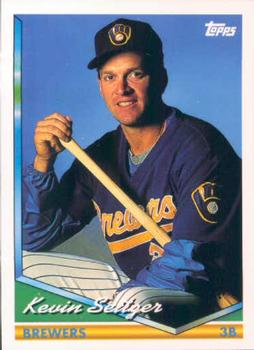 1994 Topps Kevin Seitzer # 411 Milwaukee Brewers