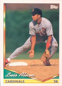 1994 Topps Luis Alicea # 416 St. Louis Cardinals