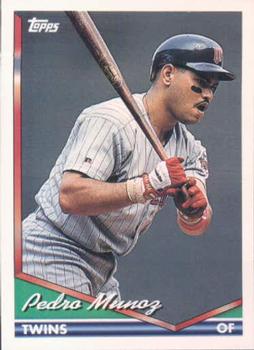 1994 Topps Pedro Munoz # 459 Minnesota Twins