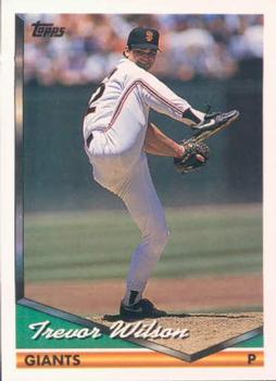 1994 Topps Trevor Wilson # 462 San Francisco Giants