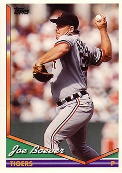 1994 Topps Joe Boever # 467 Detroit Tigers