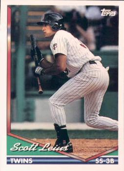 1994 Topps Scott Leius # 517 Minnesota Twins