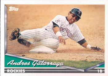 1994 Topps Andres Galarraga # 525 Colorado Rockies