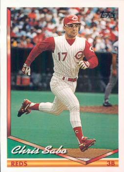 1994 Topps Chris Sabo # 542 Cincinnati Reds