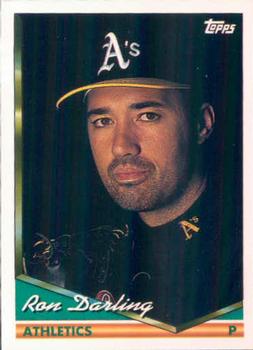 1994 Topps Ron Darling # 549 Oakland Athletics