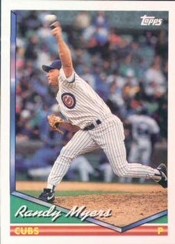 1994 Topps Randy Myers # 575 Chicago Cubs