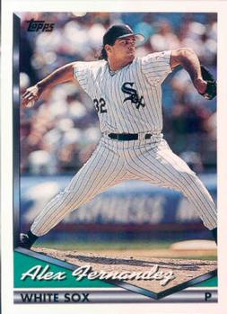 1994 Topps Alex Fernandez # 599 Chicago White Sox