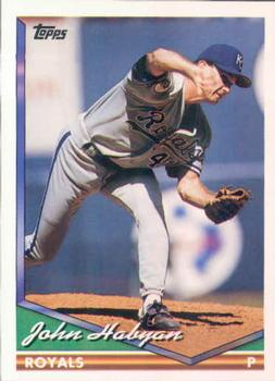 1994 Topps John Habyan # 614 Kansas City Royals
