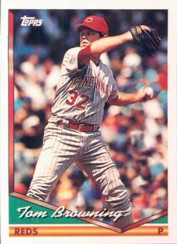 1994 Topps Tom Browning # 619 Cincinnati Reds
