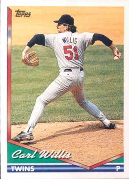 1994 Topps Carl Willis # 621 Minnesota Twins
