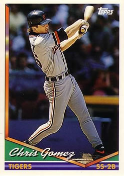 1994 Topps Chris Gomez RC # 626 Detroit Tigers