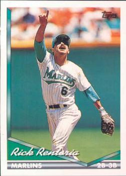 1994 Topps Rick Renteria # 681 Florida Marlins