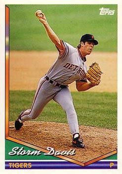 1994 Topps Storm Davis # 682 Detroit Tigers