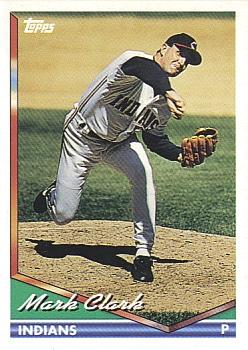 1994 Topps Mark Clark # 696 Cleveland Indians