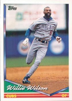 1994 Topps Willie Wilson # 698 Chicago Cubs