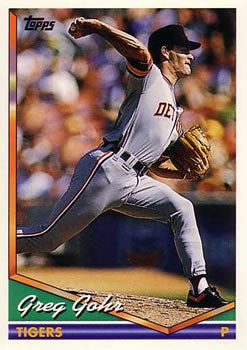 1994 Topps Greg Gohr RC # 711 Detroit Tigers