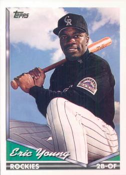 1994 Topps Eric Young # 712 Colorado Rockies