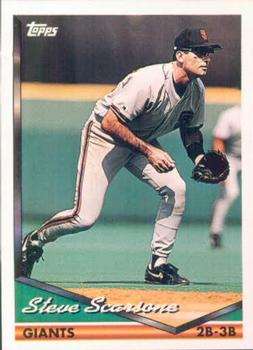 1994 Topps Steve Scarsone # 729 San Francisco Giants