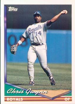 1994 Topps Chris Gwynn # 731 Kansas City Royals
