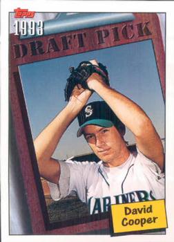 1994 Topps David Cooper DPK, RC # 761 Seattle Mariners