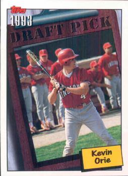 1994 Topps Kevin Orie DPK, RC # 762 Chicago Cubs