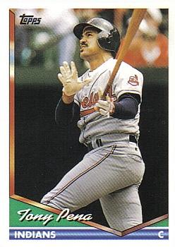 1994 Topps Traded Tony Pena  119T Cleveland Indians