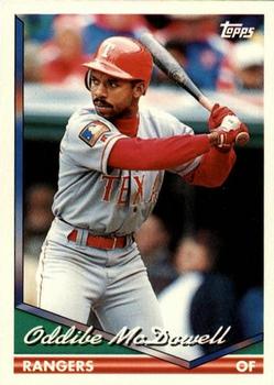 1994 Topps Traded Oddibe McDowell  14T Texas Rangers