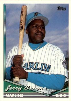1994 Topps Traded Jerry Browne  16T Florida Marlins