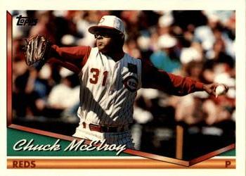 1994 Topps Traded Chuck McElroy  19T Cincinnati Reds