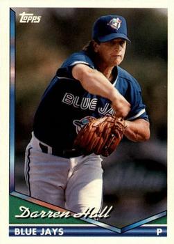1994 Topps Traded Darren Hall RC  26T Toronto Blue Jays