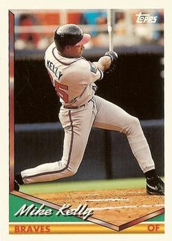 1994 Topps Traded Mike Kelly  35T Atlanta Braves