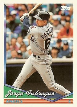 1994 Topps Traded Jorge Fabregas  62T California Angels