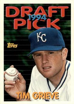 1994 Topps Traded Tim Grieve DPK, RC  66T Kansas City Royals