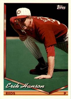 1994 Topps Traded Erik Hanson  73T Cincinnati Reds
