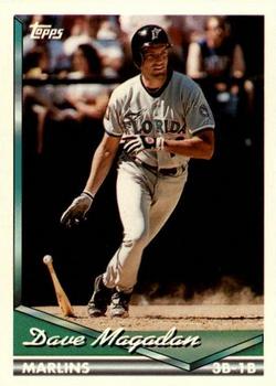 1994 Topps Traded Dave Magadan  80T Florida Marlins