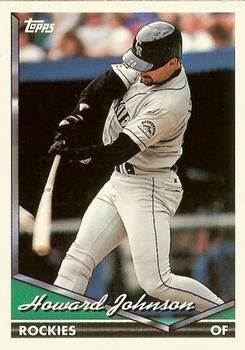 1994 Topps Traded Howard Johnson  82T Colorado Rockies