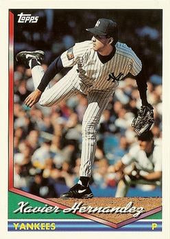 1994 Topps Traded Xavier Hernandez  83T New York Yankees