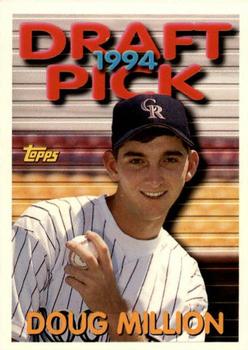 1994 Topps Traded Doug Million DPK, RC  85T Colorado Rockies