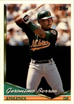 1994 Topps Traded Geronimo Berroa  86T Oakland Athletics
