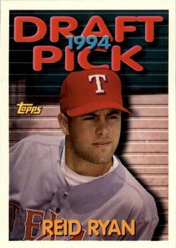 1994 Topps Traded Reid Ryan DPK, RC  101T Texas Rangers