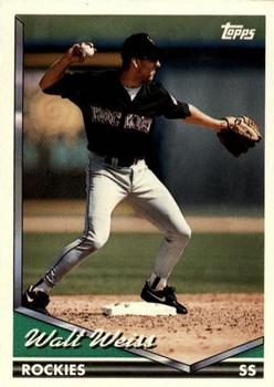 1994 Topps Traded Walt Weiss  113T Colorado Rockies