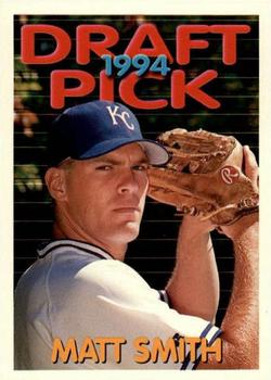 1994 Topps Traded Matt Smith DPK, RC  116T Kansas City Royals