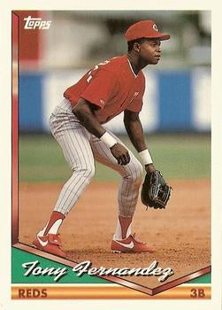 1994 Topps Traded Tony Fernandez  127T Cincinnati Reds
