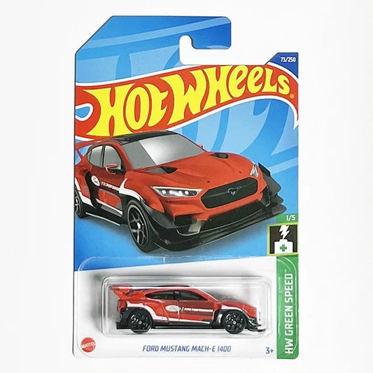 Hot Wheels Ford Mustang Mach-E 1400 New Model HW Green Speed 1/5 73/250 - Assorted