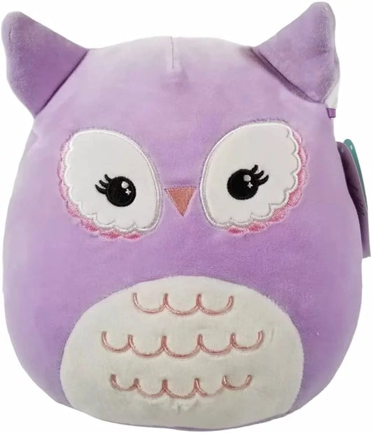 Squishmallows Miranda the Purple Owl 7" Stuffed Plush - walk-of-famesports