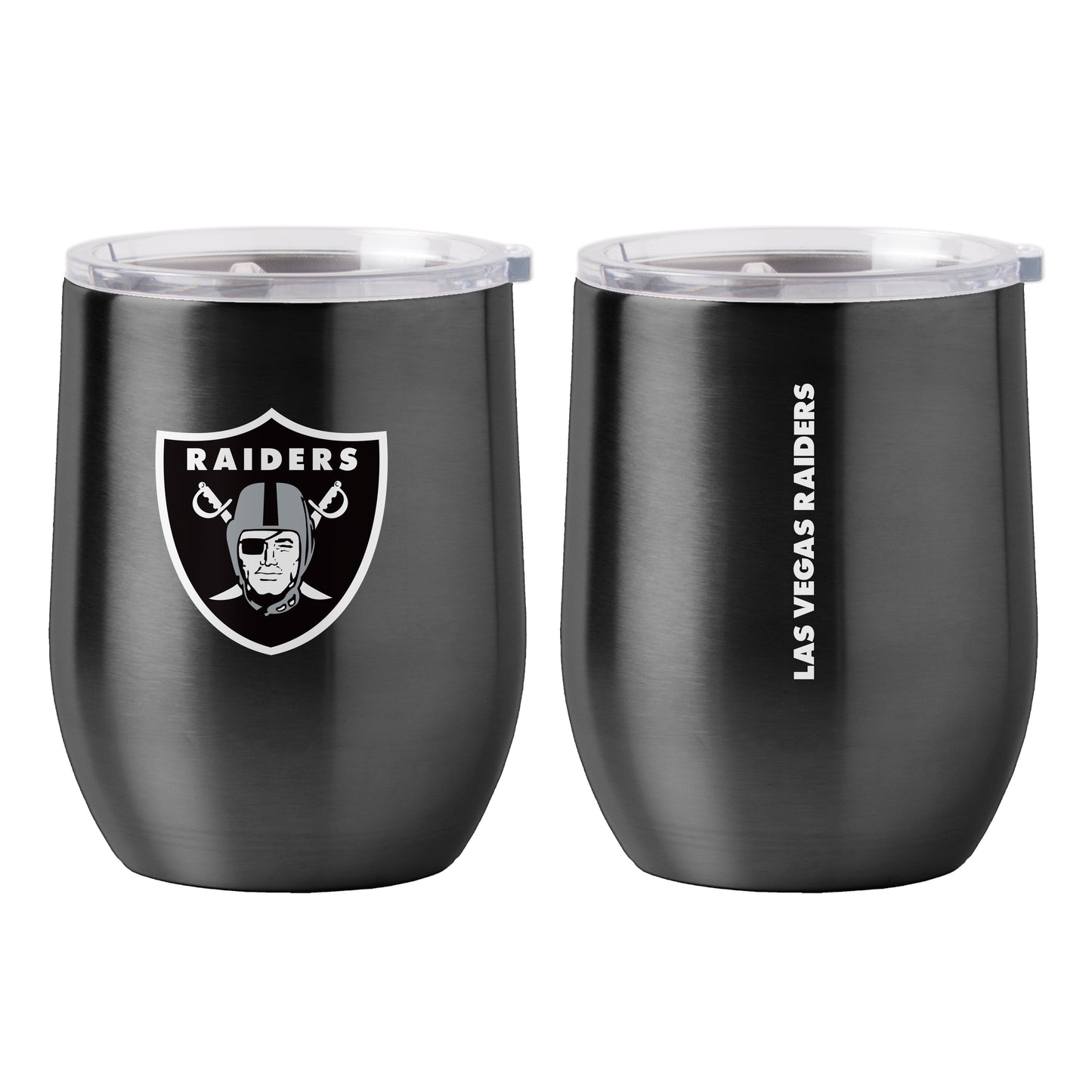 Las Vegas Raiders 16oz Gameday Stainless Curved Beverage Tumbler